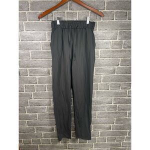 Lululemon Women's Jogger Pants Size 2 Black High-Rise Casual